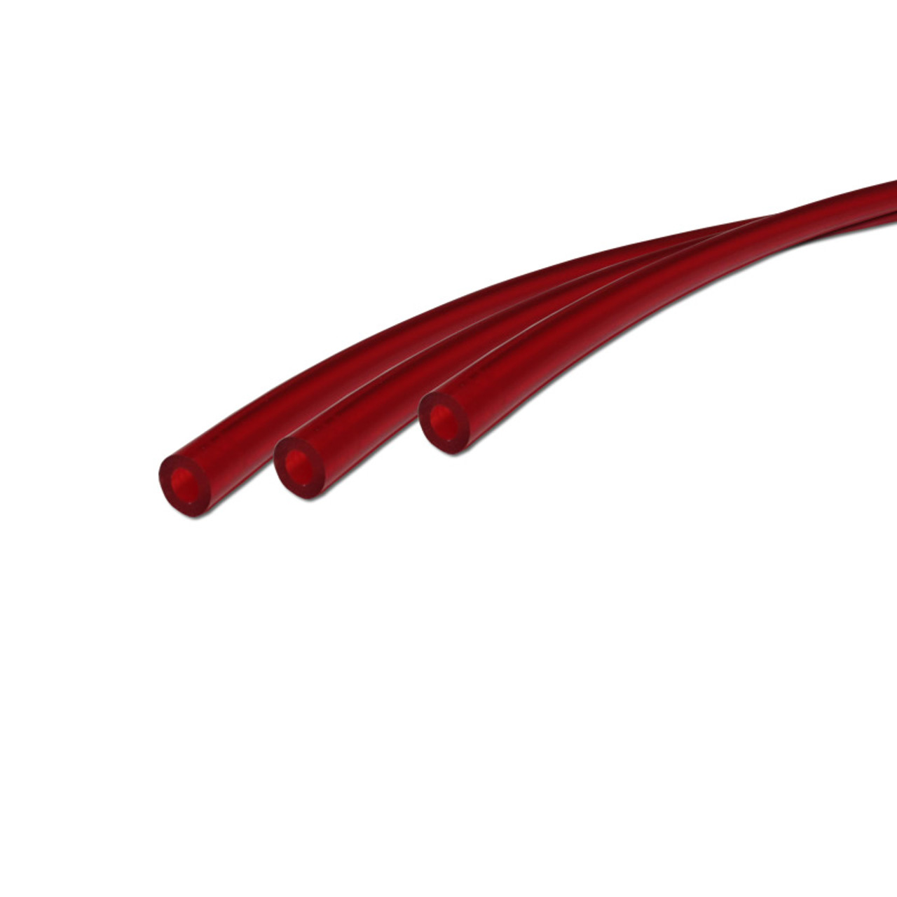 5/16" Id X 9/16" Od Thick-Wall Trans-Red Tubing - Per Foot