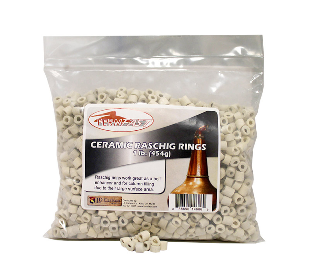 Fermfast Ceramic Raschig Rings 1 Lb