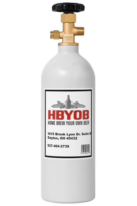 CO2 Tank - 2.5 lb Aluminum