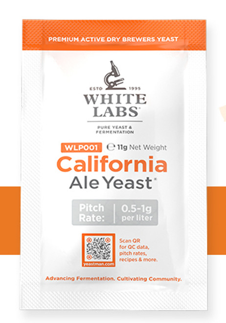 White Labs WLP001 Dry California Ale Yeast 11g