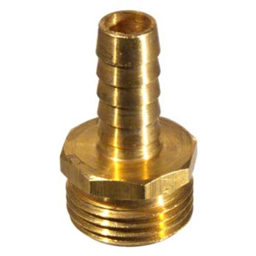 Brass Hose Fittings - Male Hose x 3/8 in. Barb