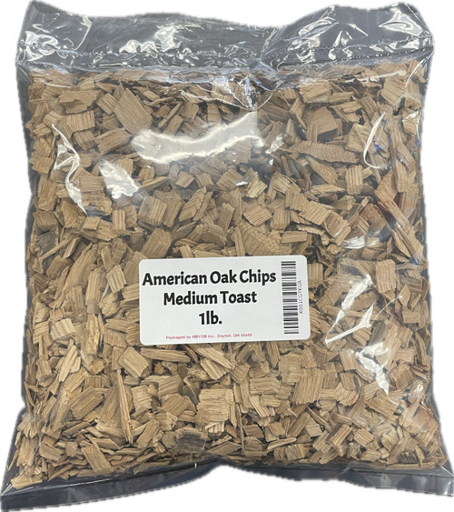 American Light Toast Oak Chips 1 Lb