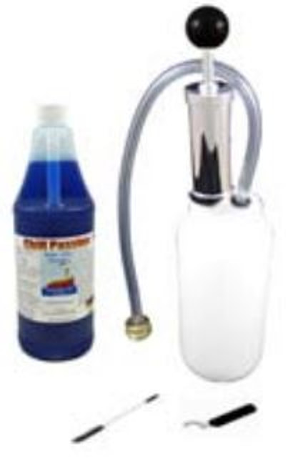 Complete Beer Keg Line Cleaning Kit with 32oz Cleaning Liquid