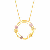 Cirlce of Flowers Neckpiece