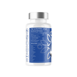 Bottle of Edible Health Hydrolysed Marine Collagen Type II capsules. High strength 1025mg serving with Vitamin C. Sustainably sourced fish collagen supplement for joint cartilage support and skin anti-aging.
