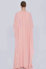 Manone-Couture-French-Chiffon-Dress-Elegant-Hand-Made-Embroidery-on-the-Waist-Soft-Coral-ColorFront-View.jpg