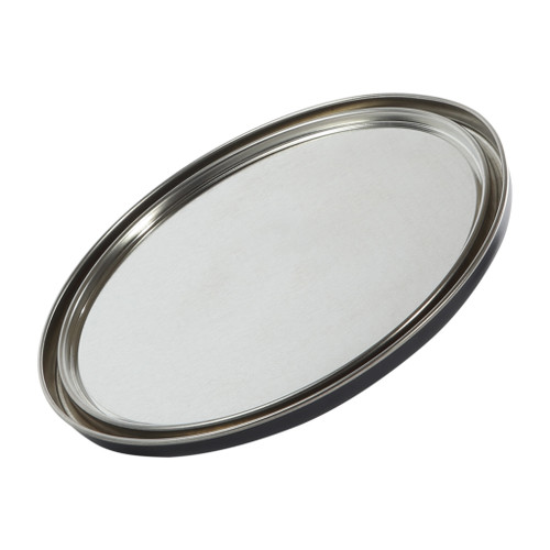 1 Gallon Metal Round Paint Can Lid, 610, Gray Lined