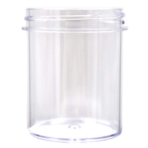 4 oz Clear PS Plastic Wide Mouth Jar, 58mm 58-400
