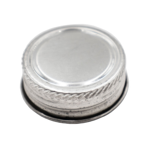 1 1/4" Alpha Metal Screw Cap, w/.045 Pulp & MF-504 Liner