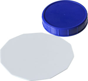 120mm White PP Plastic Triple Thread Canister Lid with F217 Liner