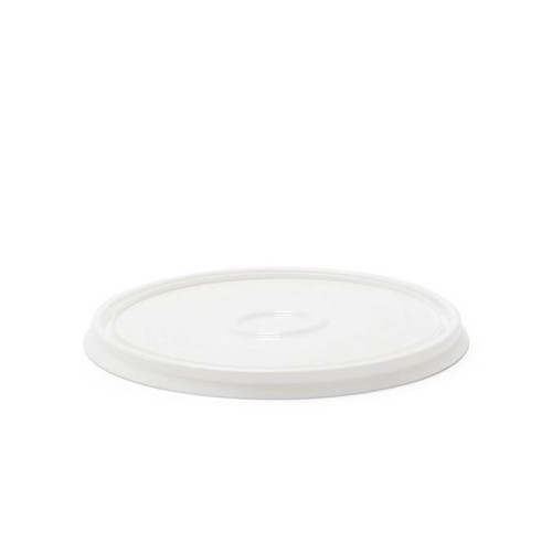 1 Gallon White HDPE Plastic Tub Cover