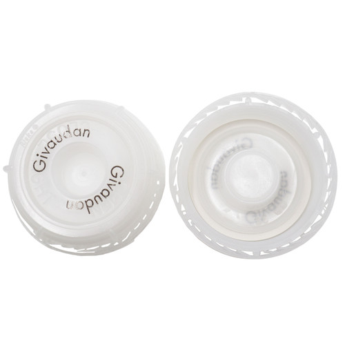 70mm Natural HDPE Plastic Tamper Evident Screw Cap, EPDM Gasket, SC76, Bagged in Box, PRTD 1 COL BLACK GIVAUDAN