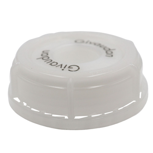 70mm Natural HDPE Plastic Tamper Evident Screw Cap, EPDM Gasket, SC76, Bagged in Box, PRTD 1 COL BLACK GIVAUDAN