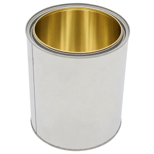 1 Gallon Metal Paint 610 x 710, Gold Lined, No Ears or Bail