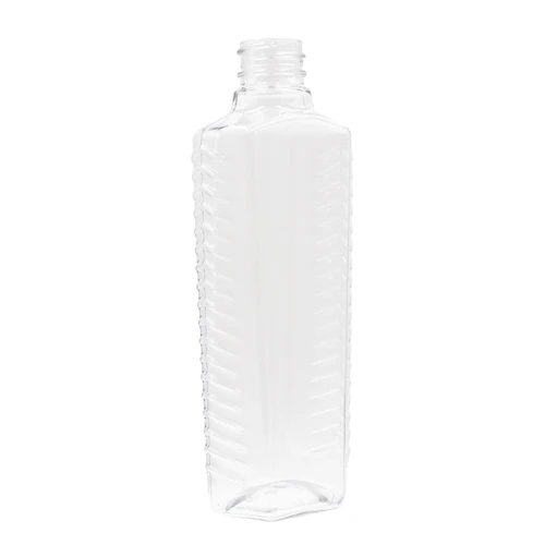 12 oz Clear PET Plastic Hexagon Custom Bottle, 28mm 28-400, 36 Gram