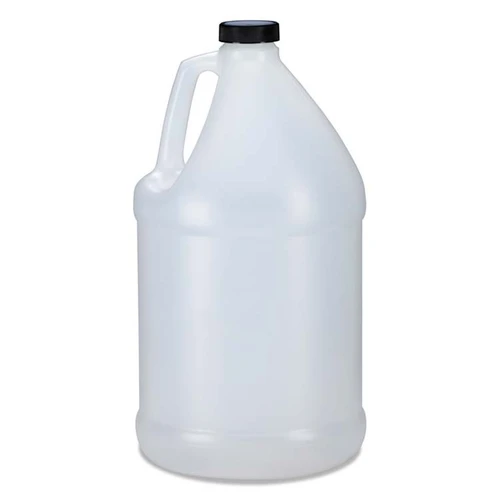 128 oz Natural HDPE Plastic Industrial Round Bottle, 38mm 38-400, 120 Gram, Flame Treated