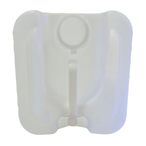 20 Liter Natural HDPE Plastic Square Tight Pail, Integrated Handle, 70mm, Tamper Evident, Membrane Vent 6TPI, UN Rated