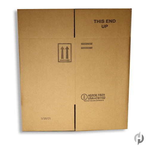 20 Liter Corrugated Box & Pad for Plastic Pail, UN Rated