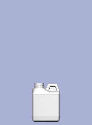 4 oz White HDPE Plastic F-Style Bottle, 24mm 24-400, 18 Gram, Electro Treat
