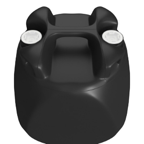 30 Gallon Black Plastic Tight Head Drum, 2" Buttress & 2" NPT, UN Rated
