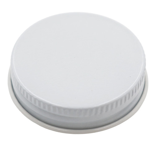 43mm 43-400 White Metal Screw Cap PE Liner