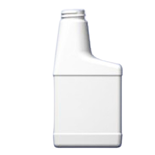 8 oz White HDPE Plastic Ready to Use Bottle, 28mm 28-400, 26 Gram