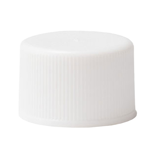 20mm 20-410 White PP Plastic Cap, Unlined