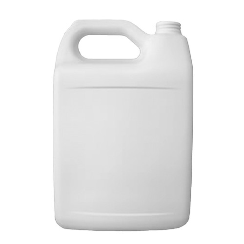 2.5 Gallon Natural HDPE Plastic F-Style Bottle, 63mm, 345 Gram, Rieke, Tamper Evident, ABO