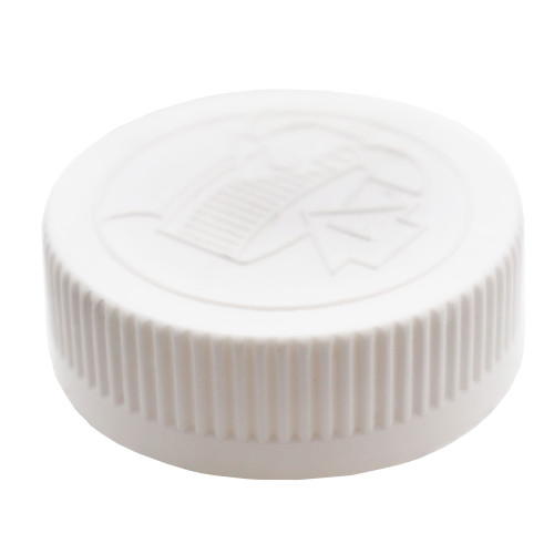 45mm 45-400 White PP Plastic Child Resistant Cap w/ PS-5/ PPV .02 Plain Liner