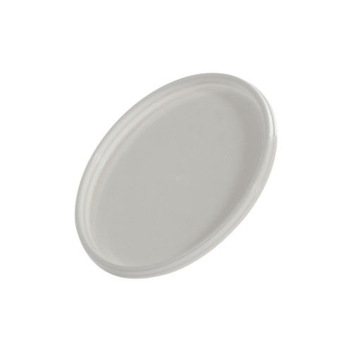 6 oz White Co-Polymer Plastic Ring Lock Cover