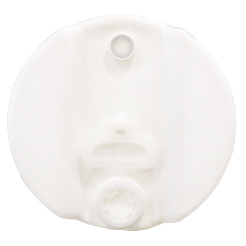 15 Gallon White HDPE Plastic Tight Head Drum, 2" & 3/4" Fitting, EPDM Gasket, 2.5% UV Inhibitor, UN Rated