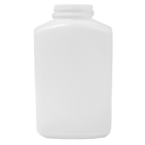 32 oz Natural HDPE Plastic Wide Mouth Oblong Bottle, 53mm 53-400, 68 Gram