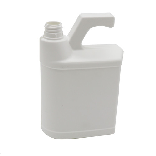 32 oz White HDPE Plastic Hose End Sprayer F-Style Bottle, 28mm Ratchet, with Window Strip, 70 Gram