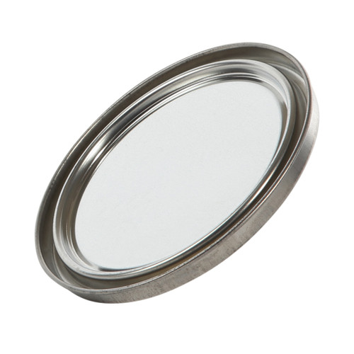 404 Metal Lid for Quart Round Paint Can, Unlined w/ Compound Gasket