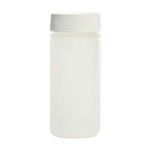 16 oz Natural PP-Copolymer Plastic Mason Jar, 70 mm with White PP Cap, 6 Gram