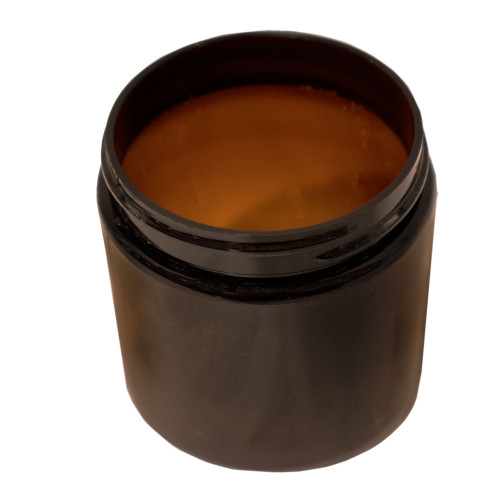 4 oz Amber PET Wide Mouth Jar w/ 58mm 58-400