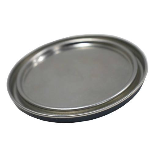 1 Quart Metal Paint Can, Gray Phenolic Lining w/ Lid, Gray Phenolic Lining