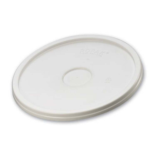 3 Gallon White HDPE Plastic Dry Seal Pail Cover