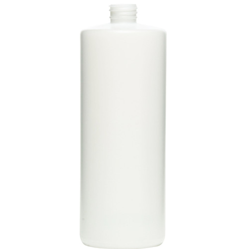 4 oz Natural HDPE Plastic Cylinder Bottle, 20mm 20-410, 12.9 Gram