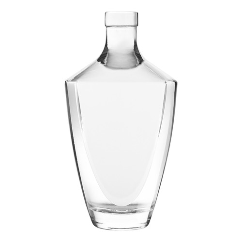 750 mL Flint Glass Roman Whiskey Spirit Bottle, 21.5 mm, 12x1
