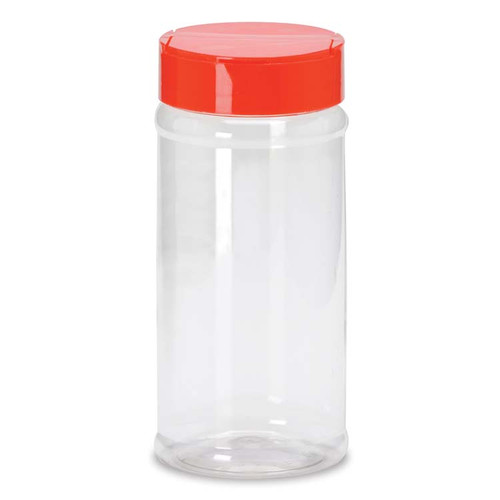 16 oz Clear PET Plastic Spice, 63mm 63-485