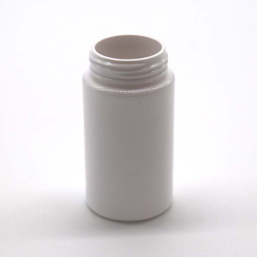 30 mL/cc Gloss White PET Plastic Foam Bottle, 12 Gram