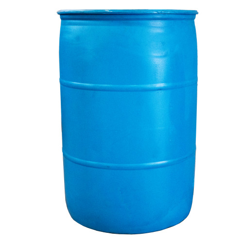 55 Gallon Plastic Tight Head Reconditioned Drum, 2" Buttress & 2" NPT, UN Rated