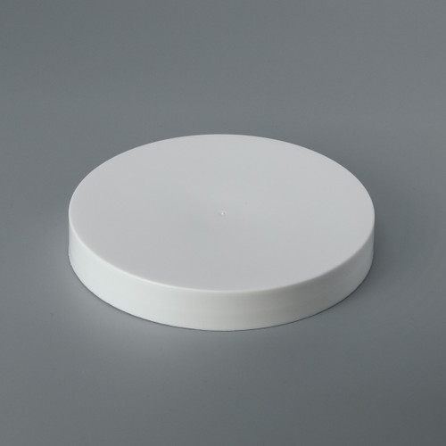 110mm 110-400 White PP Plastic Continuous Thread, Smooth Top, Smooth Sides Cap with FS5-4/C1S.008 (Heat Seal for PE)