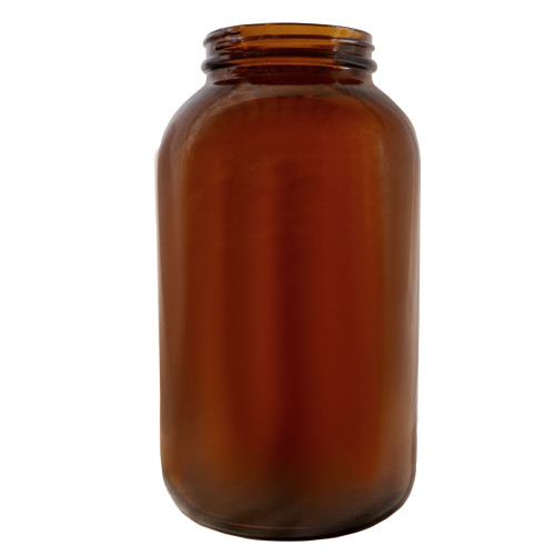 1250 cc Amber Wide Mouth Jar, 70-400