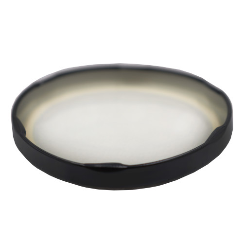 82mm Black Metal Plastisol Lined Twist-Off Cap, No Button