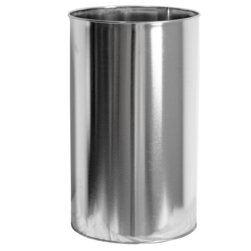 3 Gallon Round Dispensing Can, Unlined, 1" Hole in Bottom, 715 x 1308, 1 " Innerseal Installed, Unlined Slip Cover Lid