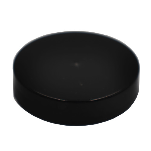 48mm, 48-400 Black Smooth PP Plastic Cap, Unlined