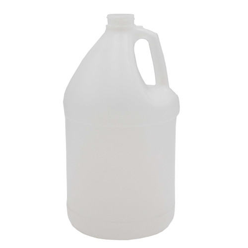 128 oz Natural HDPE Plastic Industrial Round Bottle, 38mm 38-400, 120 Gram