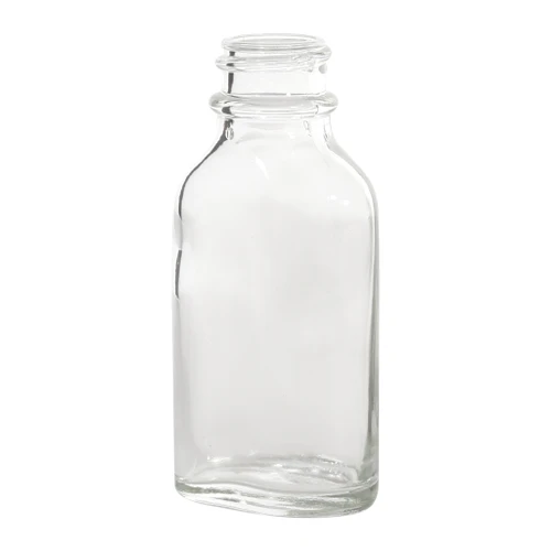 1 oz Flint Glass Oval Bottle, 20mm 20-400